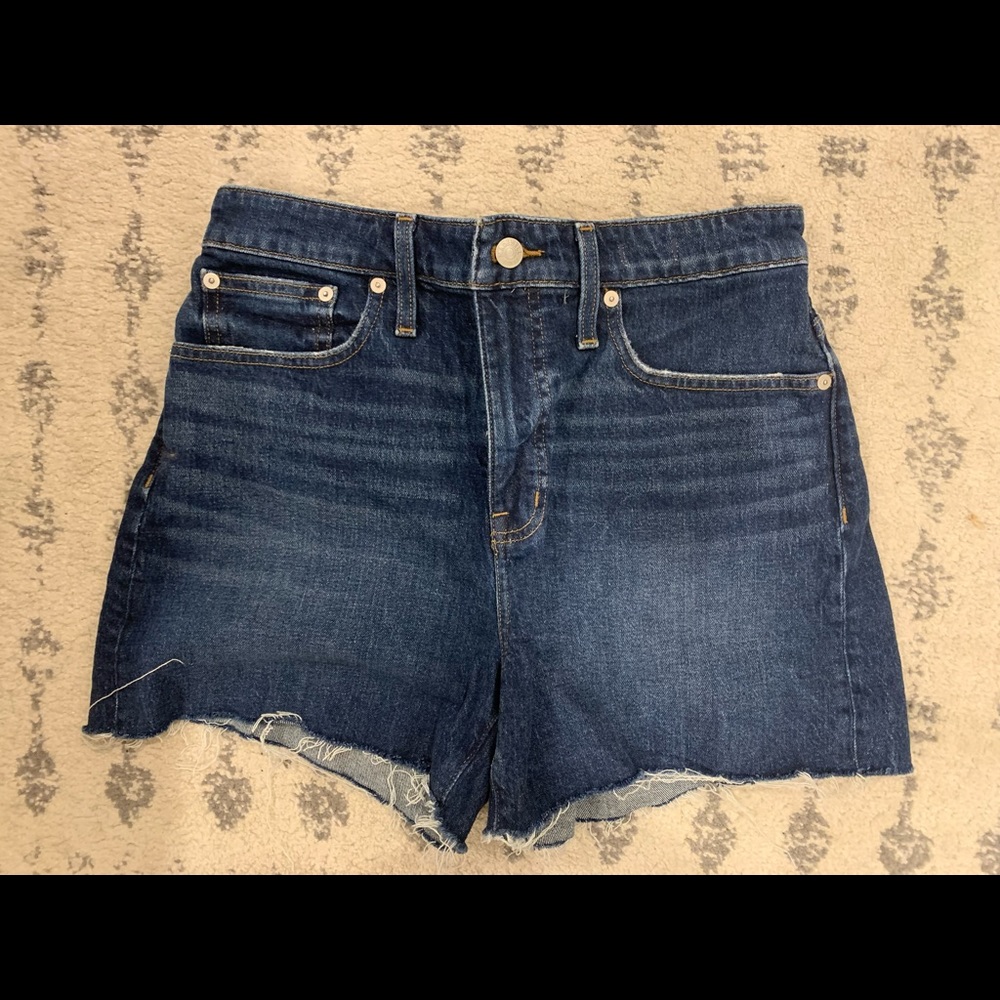 Madewell Curvy High Rise Denim Shorts size 29